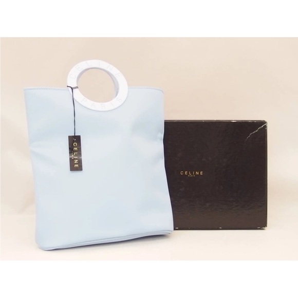 Celine Light Blue Tote Bag - Picture 7 of 8
